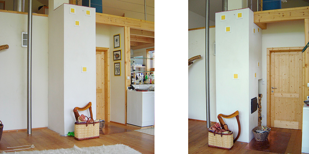 Kachelofen mit Ganzhausheizung