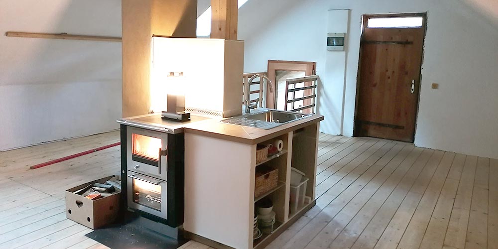 Küchenherd BLAKC-OUT-sicher