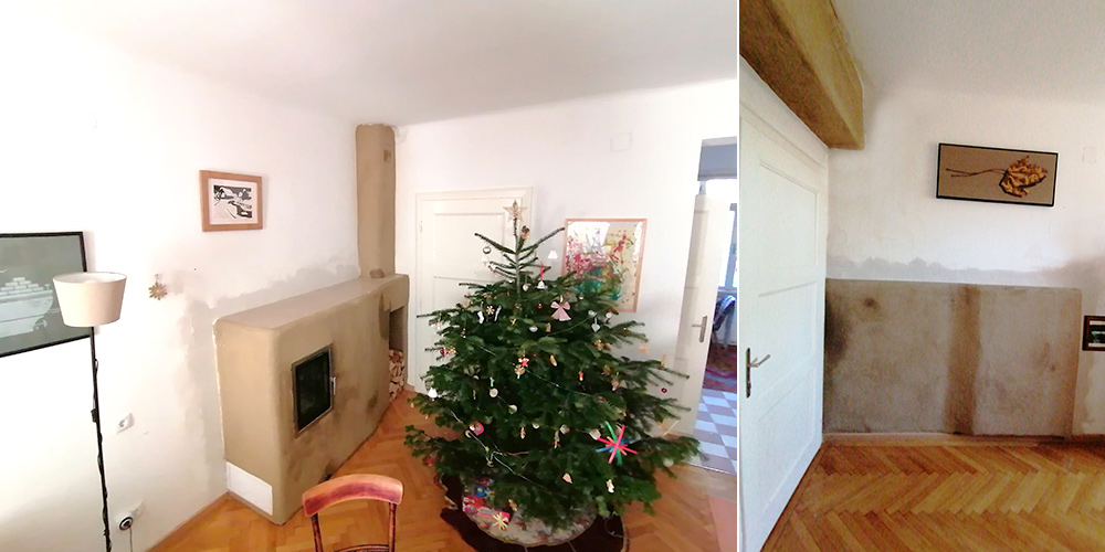 Lehmofen WOHLFUEHL Lehmspeicherofen als Bauteilaktivierer, frei geführte Poterie