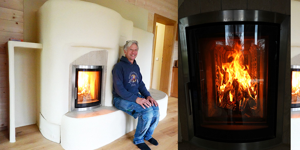 Lehmofen Ganzhausheizung Ofen SMART