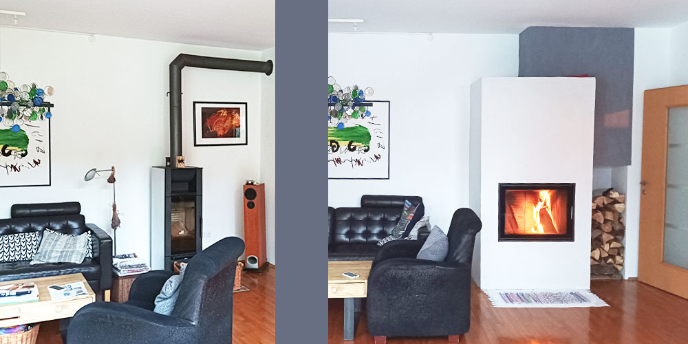 Kaminspeicherofen Fam. S.